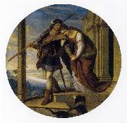 Julius Schnorr von Carolsfeld Siegfried's Departure from Kriemhild oil painting on canvas
